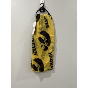 University of Iowa HAWKEYES Sheer Infinity Scarf Yellow & Black